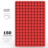 Stampo da forno in silicone Mini pentagonale a forma di cuore con lisca di pesce per biscotti per cani Snack con reticolo di ghiaccio Stampo per cioccolato Facile da usare