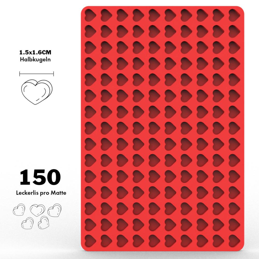 Stampo da forno in silicone Mini pentagonale a forma di cuore con lisca di pesce per biscotti per cani Snack con reticolo di ghiaccio Stampo per cioccolato Facile da usare