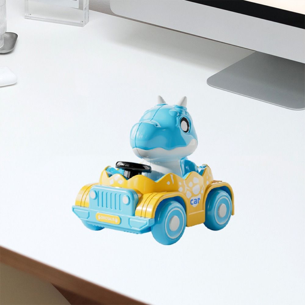 Early Education Dinosaur Inertia Pull Back Car ABS Press Slide Toys Car  Holiday Birthday Gift