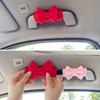 Car Roof Handle Protective Cover Cute Car Decoration Butterfly Bow Roof Armrest Cover