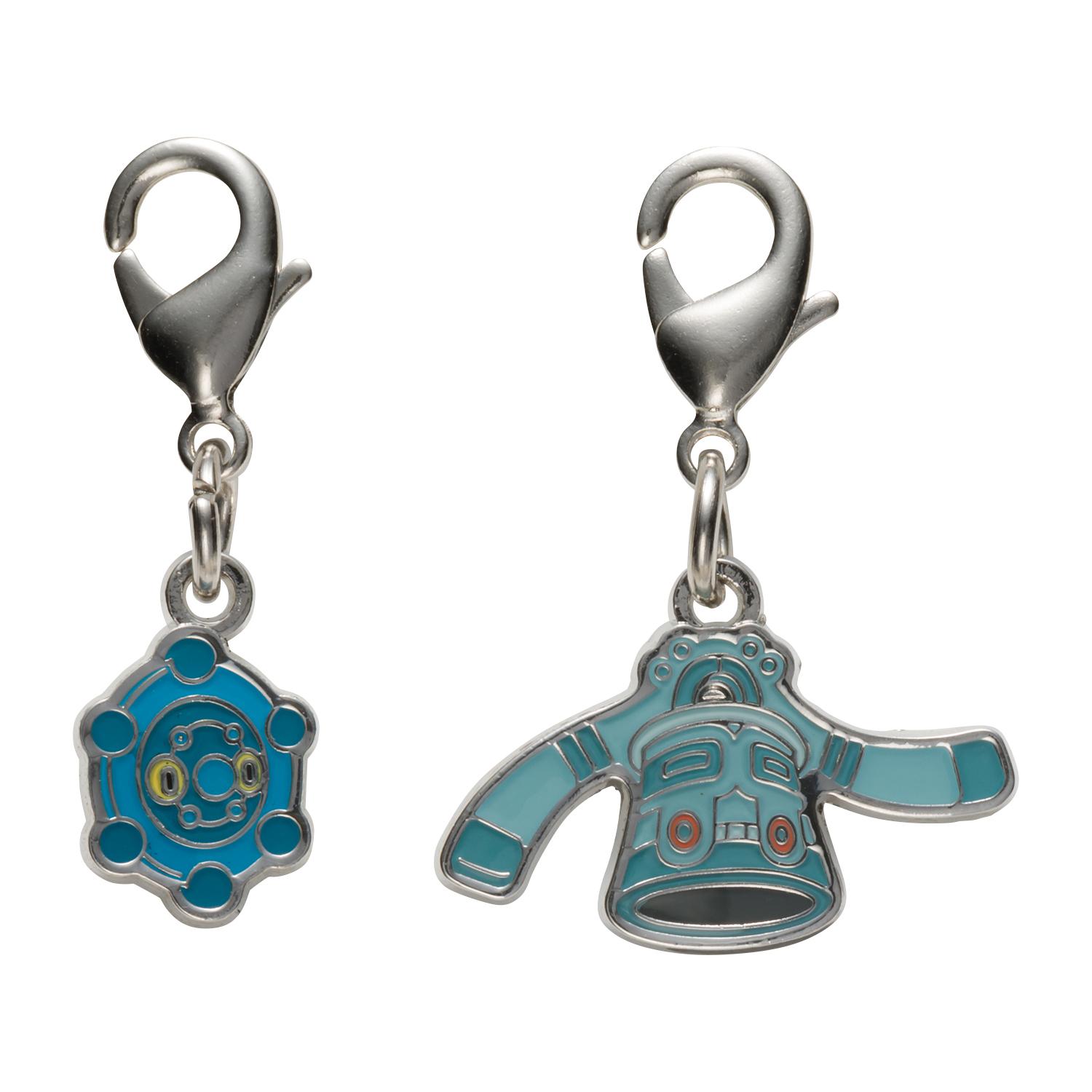 [Pokemon] Pokemon Center National Pokedex Metal Charm - Bronzor (#436) & Bronzong (#437)
