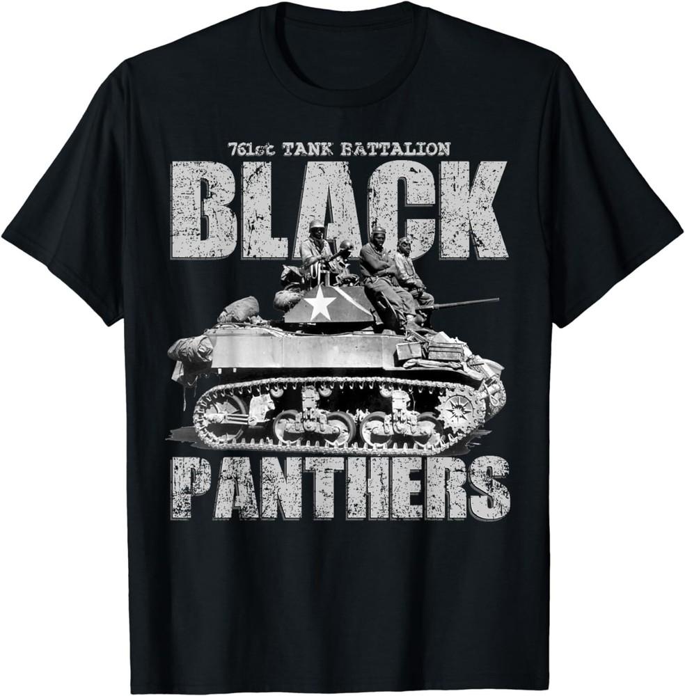 

NEW Panthers 761st Tank Battalion WW2 Tank Squadron Best Tee Shirt S-4XL Unisex T-Shirt M