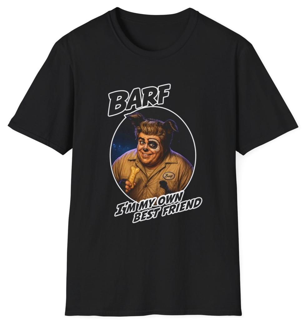Funny Spaceballs Barf Unisex Fashion Casual Loose T-Shirt | Sci-Fi Movie Graphic Tee | Unique Gift for Movie Lovers & Daily Wear