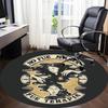 1pc Therapy Healing Relax Office Round Area Rug,  Mat Suitable For Office, Under Office Chairs Bedroom Living Room Home Decor, Room Deco