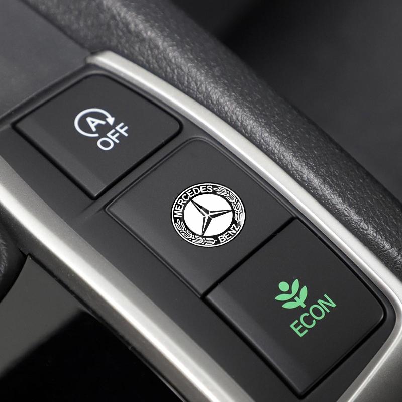 Car Lock Keyhole Stickers Door Lock Protect Car 3D Stickers For Mercedes Benz AMG C180 C200 C260 C300 W108 W124 W126 W140 W168 W169 CLA