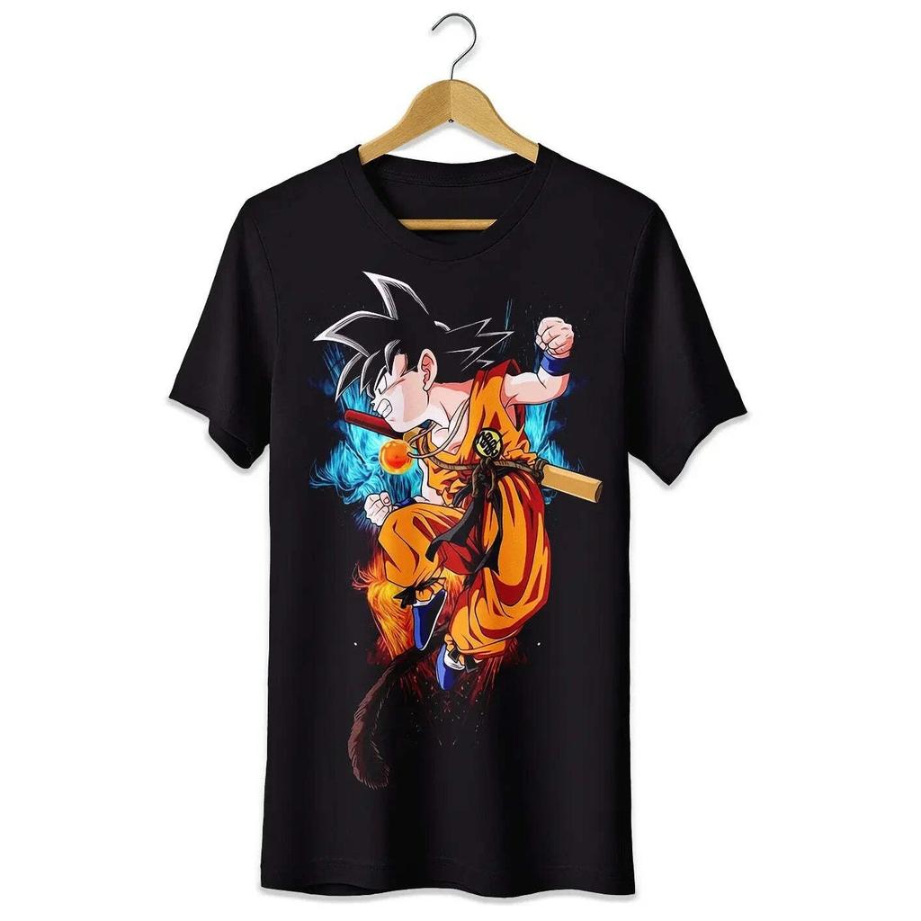 Summer Hot Selling Goku Kids Dragon Ball T Shirt Anime Unisexga T Shirt Unisexs Casual Round Neck Short Sleeved Shirt
