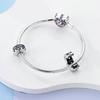 Original Copper Charms Star Moon Zircon Romantic Beads Fit Bracelet Women Jewelry Diy Fine Gift Making Accessory