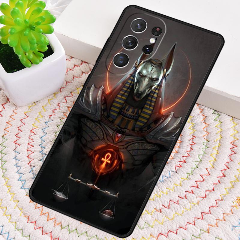 Egypt Nefertiti Anubis Phone Case for Samsung Galaxy Note 10 Pro S26 Ultra S23 S24 FE S25 S21 S22 PLUS Shockproof Cove