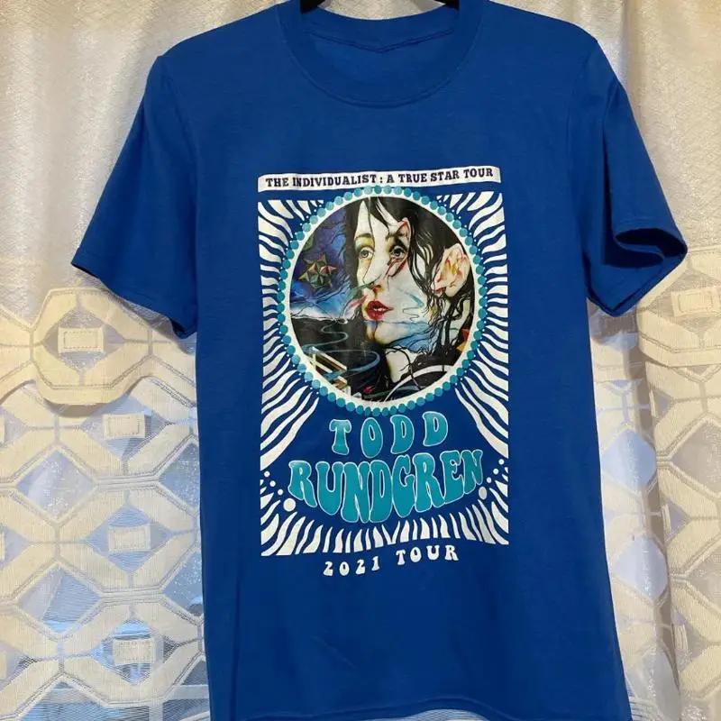 Todd Rundgren Concert Tour T Shirt Cotton Ri_020 S разноцветный