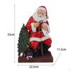 Glowing Christmas Decoration Santa Figurine Lighted Light Up