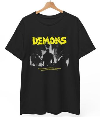Dämonen 1985 T-Shirt, 80er Horror-Shirt, Dario Argento, Lamberto Bava, Unisex-T-Shirt