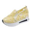 Sagit Women's Ripped Breathable Travel Walking Platform Non-slip Shoes