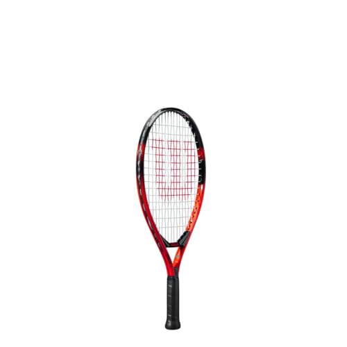 Wilson Pro Staff Precision Junior Tennis Racket (Pre-strung), 19-inch, Red (WR118210U)