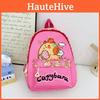 Cute Cartoon Capybara Bath Sun Letter Print Children Backpack For Kindergarten Use