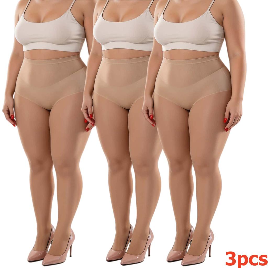 Plus Size Sheer Pantyhose Women Glossy 120Kg Xxl Tights Slimming Thin Summer Panty-Hose Stockings Leg Wear S