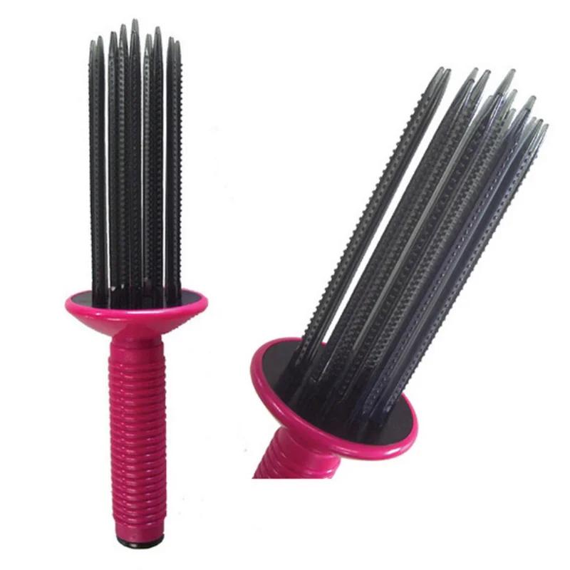 Neue einstellbare Luftvolumen Kamm Haar Flauschigen Styling Lockenwickler Locken Kamm Haar Curler Heatless Curling Make-Up Pinsel Roller Werkzeuge
