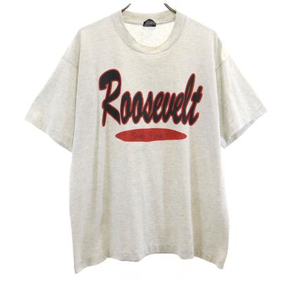 FRUIT OF THE LOOM BEST 90s Made In USA Old Roosevelt Short Sleeve T-shirt Men's Used