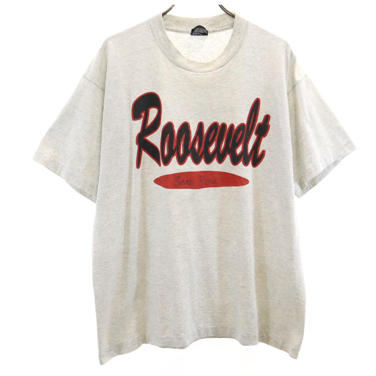 

FRUIT OF THE LOOM BEST 90s Made in USA Old Roosevelt Short sleeve T-shirt Men s Used