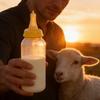 Durable Lamb Feeding Bottle with Nipple and Comfortable Grip Lamb Feeders Large Capacity Easy Feeding