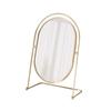 Light Luxury Rotating Makeup Mirror, High Definition Round Cosmetic Mirror for Bedroom Desk, Dorm Home Vanity Table