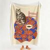 Illustrator V Virginie Cognet Throw Flannel Throw Blanket Suitable for Sofa Living Room Bedroom