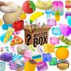 Hot  Mystery Kawaii Cat Paw Mochi Squishy, Simulated Food Fidget Toy, Cute Squeeze Foot Toy Antistress Stress-Relief
