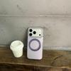 360° Magnetic Pivot Stand for iPhone 17/16 Pro Max/15/14 Case, Purple