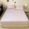 Practical All Inclusive Single Plaid Mattress Cover Non Slip Skin-friendly Bed Sheet Rustic Style Elastic Band Bed Cover Bedroom