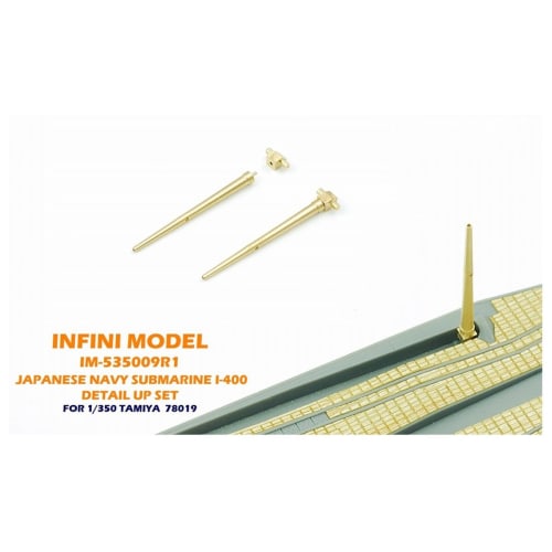 Infinimodel 1/350 IM Series Japanese Navy Submarine I-400/T Company Ship Detail Up Set, Plastic Model Parts, IM53509