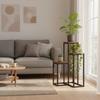 Metal loft standing flower stand, multi-level metal flower stand