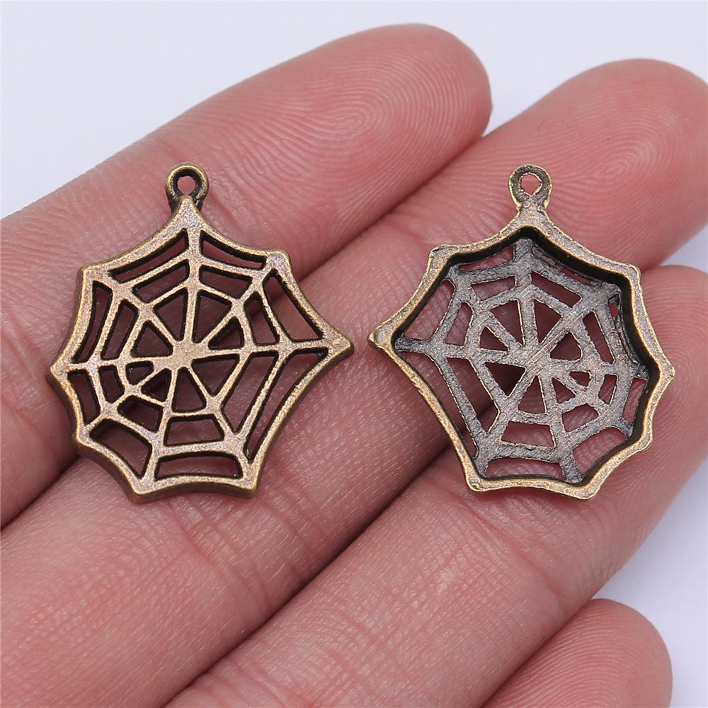 10pcs Spider Charms For Halloween Jewelry Making Halloween Decoration Handmade Craft Accessories