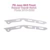 2Pcs Broken Opening Repair Stainless Steel Bracket For Third Generation Fit Jazz Gk5 Front Bumper Repair Metal Plate  Buckle