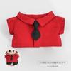 20cm Doll Clothes 17cm Labubu Clothes Shirt Tie and Trousers Set Mini Plush Doll'S Outfit Clothing Dolls Accessories