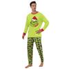 Matching Family Christmas Christmas Tree Print Homewear Set Long-Sleeved Top And Pants