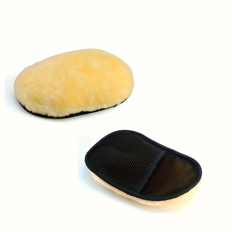 Wool car wash gloves, car polishing gloves, cleaning and polishing car supplies, plush 