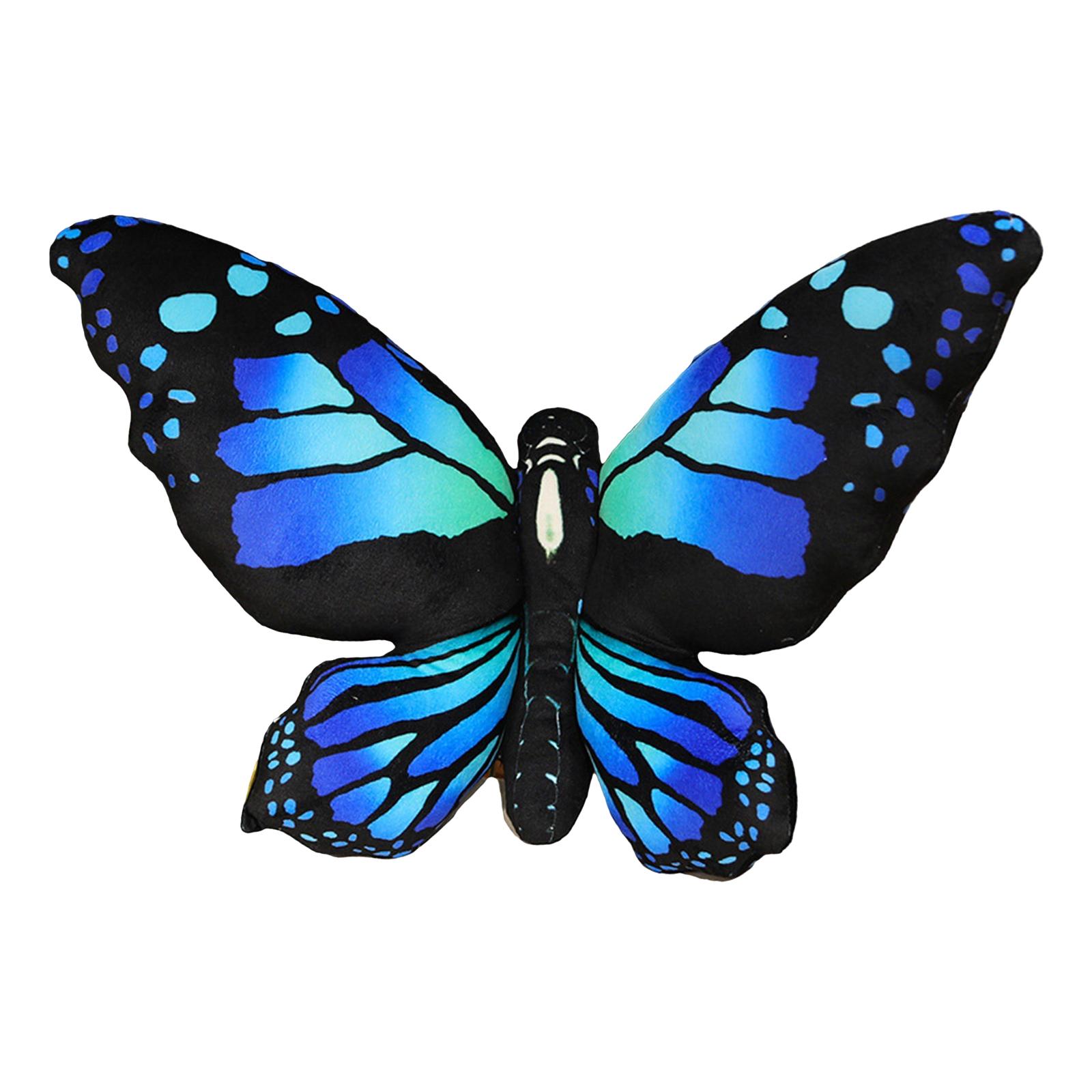 

Подушка-бабочка, подушка для бросания, короткие плюшевые подушки, милая игрушка для девочки для спальни, дивана, украшения дома, домашние подушки D