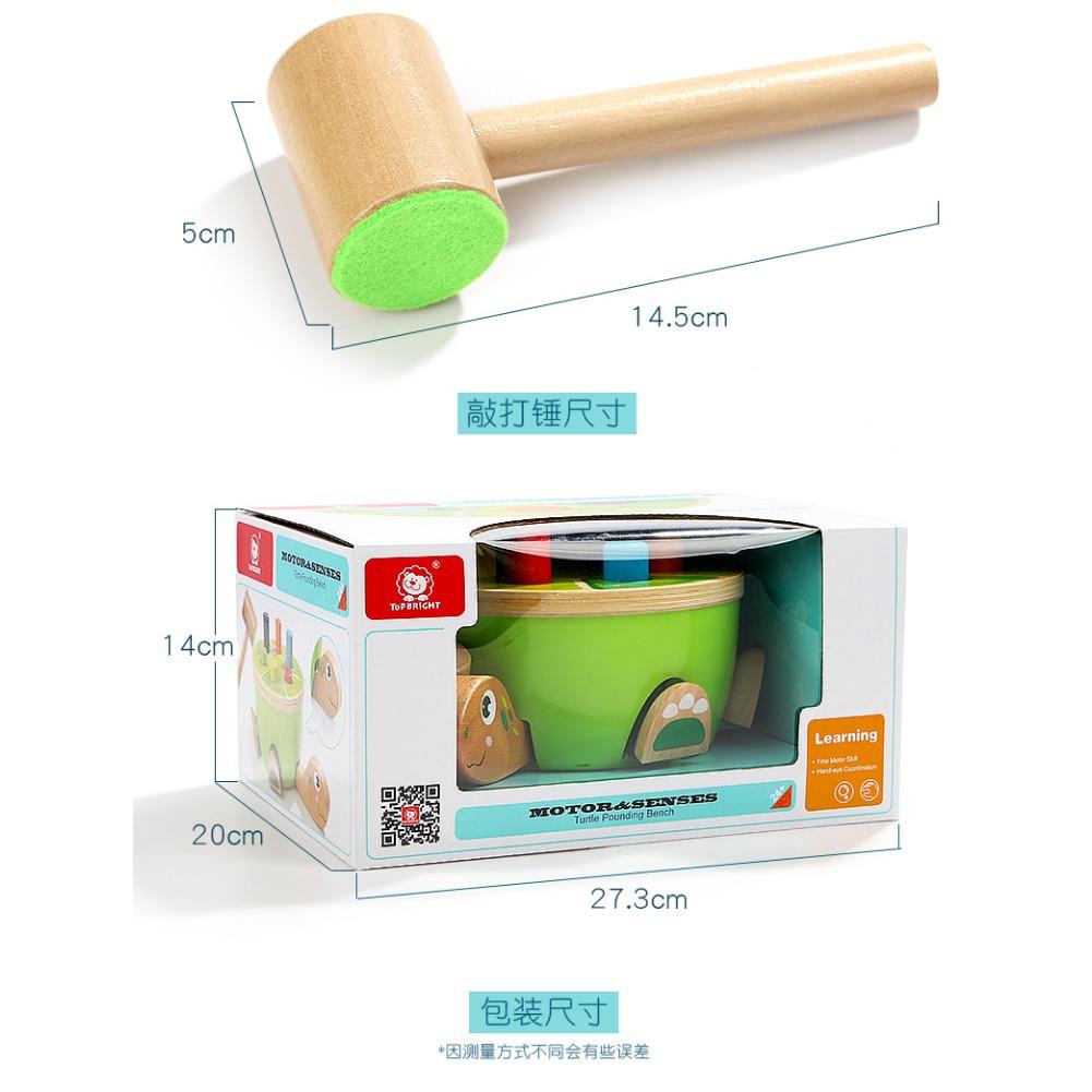 

Игра-молоток для детей от 1 года, прочная деревянная игрушка с деревянным молотком, деревянная игра-стук, подарок от 12 месяцев для мальчиков и девочек, стучащая скамейка 26*12cm зелёный