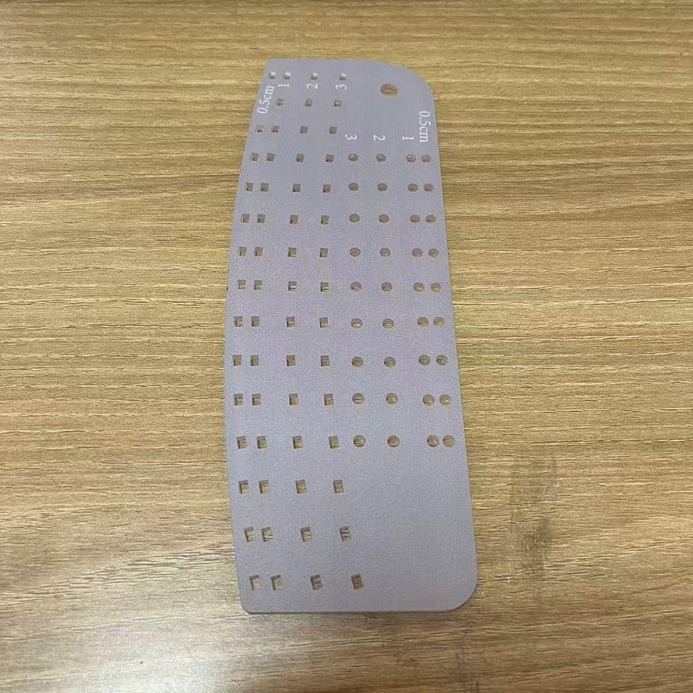 Cu Orificiu Șablon de Cusut Matlasare Ecartament de Cusut Instrument de Măsurat Nou Acrilic Tivituri Începători