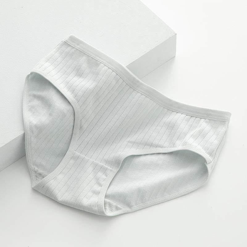 Women's Cotton Panties Female Underpants Sexy Panties Solid Color Breathable Briefs