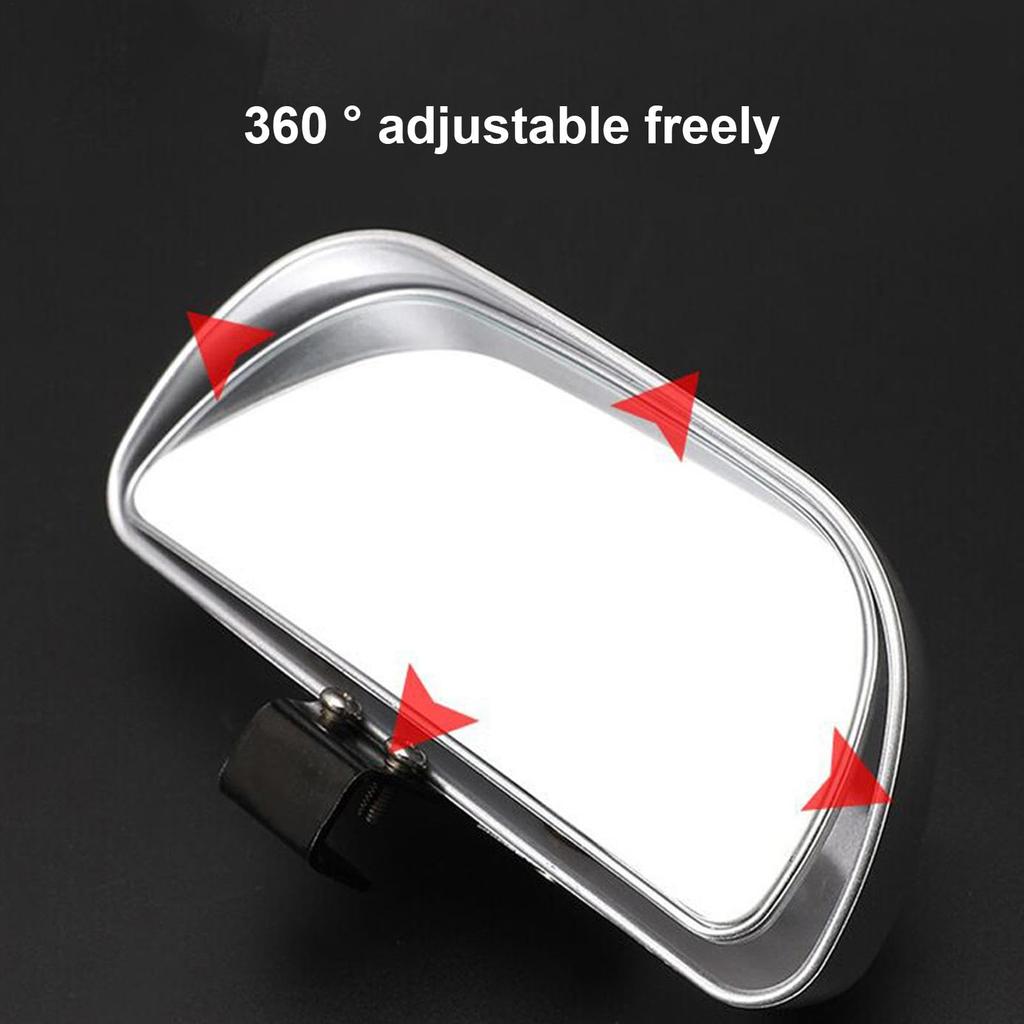 Gerinkoken Car Auxiliary Mirror, Blind Spot Mirror, Reverse Universal Auxiliary Rearview Mirror, Car Exterior