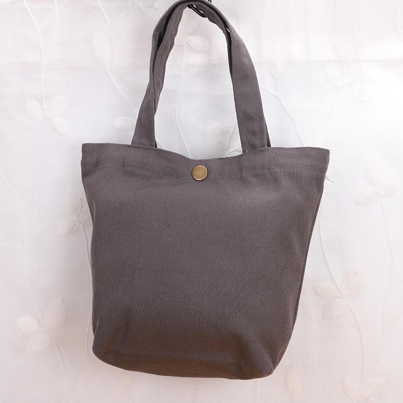 Canvas Portable Handheld Bag With Insulation For Travel And Lunch Use