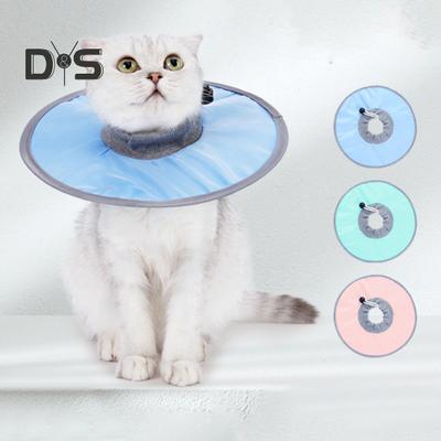 Weiches Katzenhalsband in Kegelform, verstellbarer Genesungskegel für kleine und große Katzen nach Operationen, um Lecken und Kratzen zu verhindern, wasserdichtes E-Schutzhalsband für Wunden