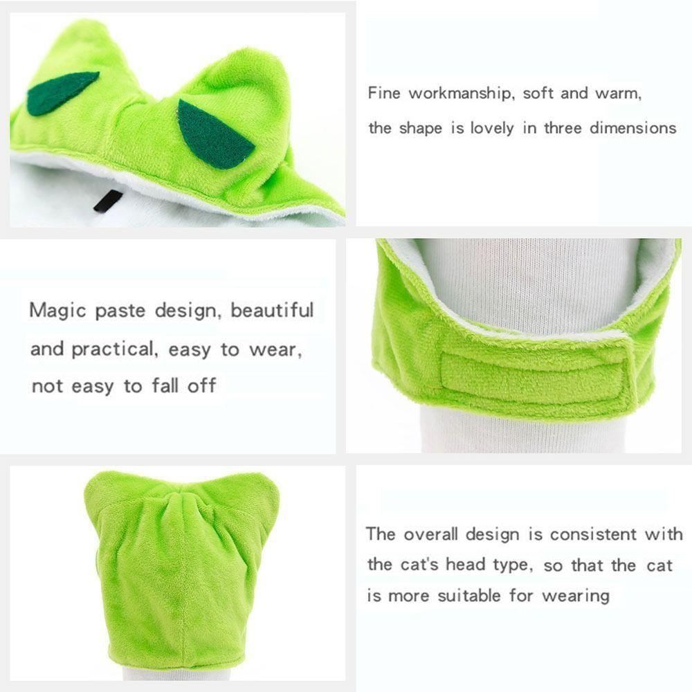 Short Plush Cat Hat Cosplay Costume Puppy Cap Cute Cat Headdress