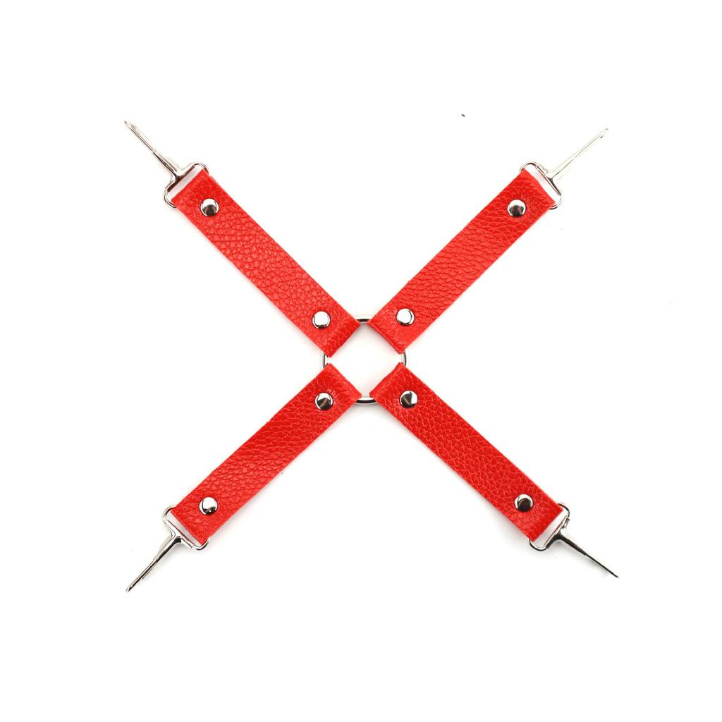 Puppy Leather Handcuffs and Ankle Restraints SM Adult Set