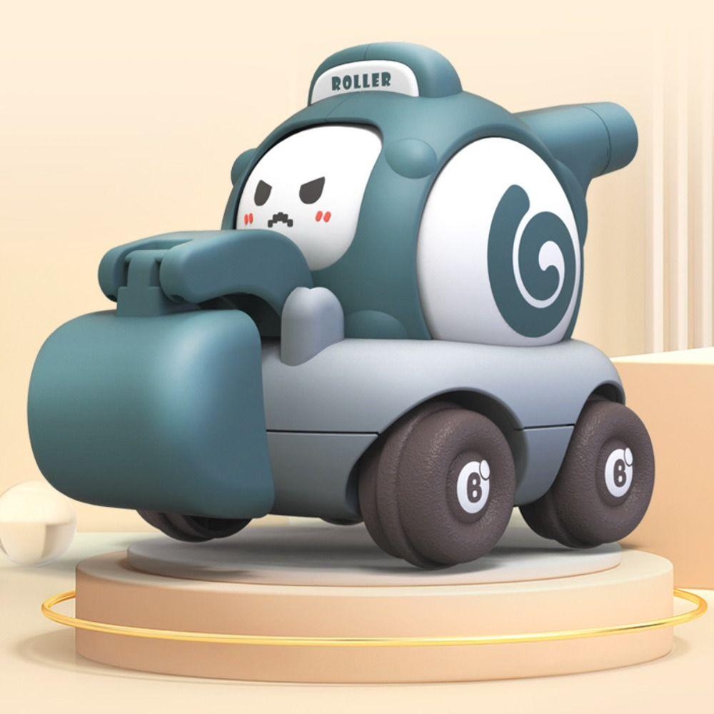 Inertia Childrens Cartoon Toy Car Whistling Whistle Engineering Car  Toy  Xmas Gifts