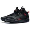New LiNing Badfive 3 Anti Slip Wear Resistant Mid Top Basketball Shoes Men's Black ABFT025-2
