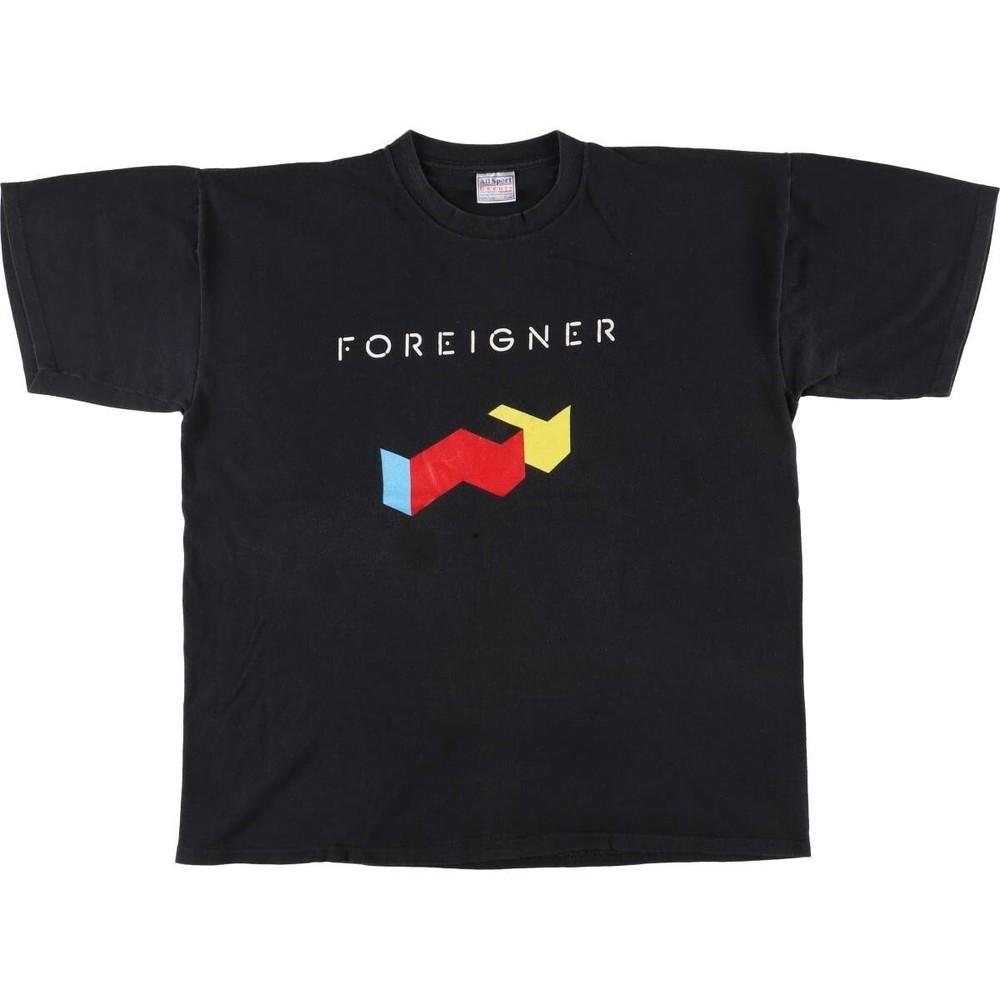 Редкий! Футболка с принтом группы Foreigner Унисекс Концертная от S до 5XL Бесплатная SG655 Унисекс Футболка XXXL