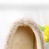 Hairy Shoes Women's Flat Bottomed Versatile Cotton Shoes Extra Velvet Shoes Autumn and Winter Warm Shoes