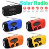 1-2pcs Emergency Radio Solar Manual USB Mobile Charging Hand Crank Radio 2000mAh AM/FM/NOAA Weather Radio with LED Torch