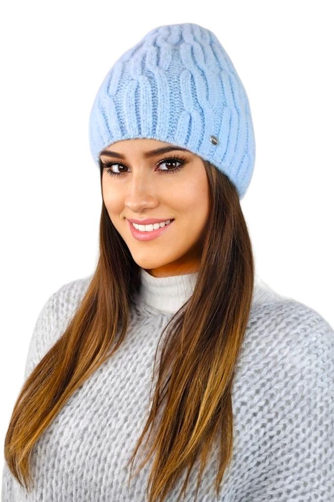 Gizma Fluffy Winter Fleece Hat Blue